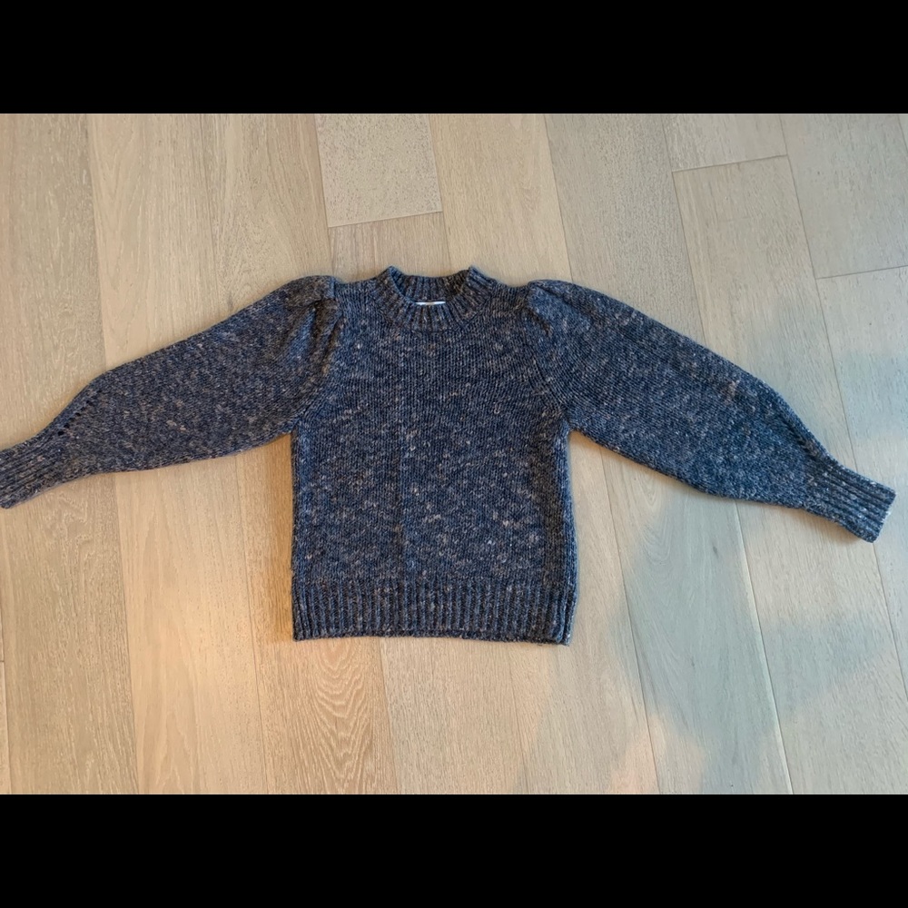 Madewell puff sleeve sweater